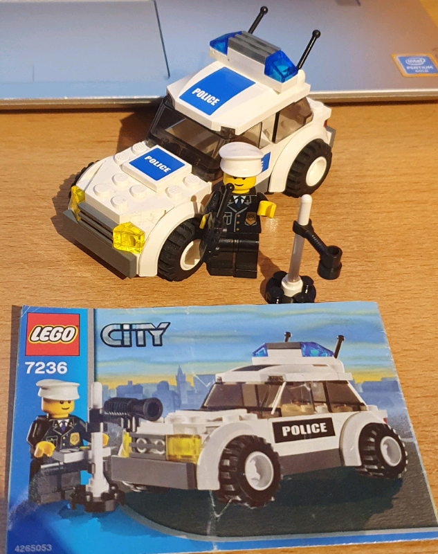 lego police car instructions 7236